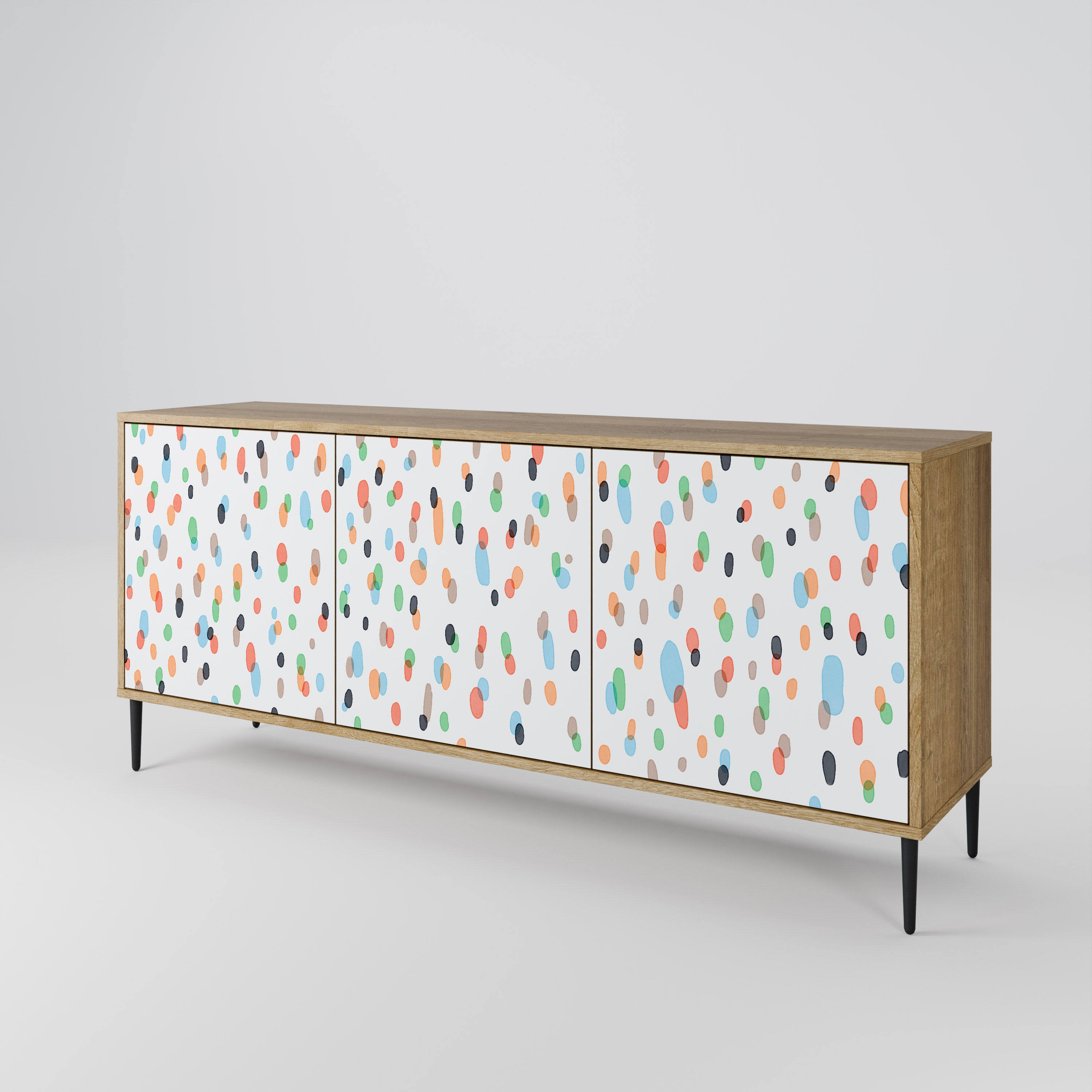 ENERGETIC SPOTS 3-Door Sideboard