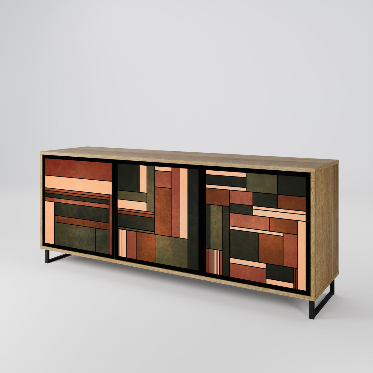 FIGURES OF NATURE 3-Door Sideboard