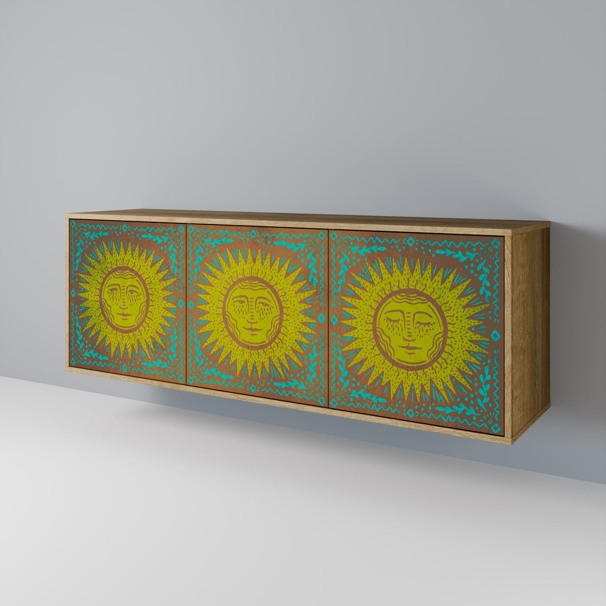 SUNSHINE EULOGY Aparador de 3 Puertas