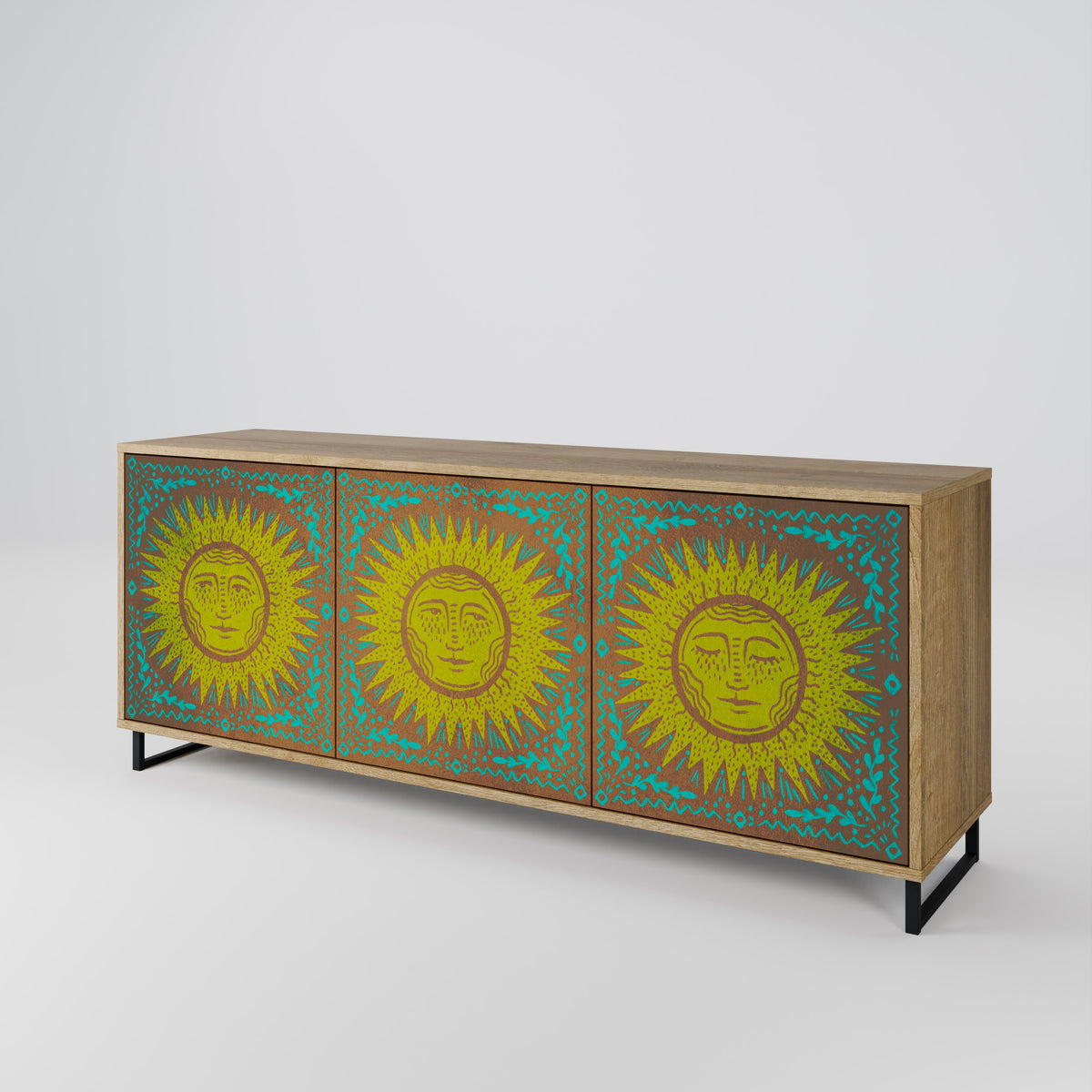 SUNSHINE EULOGY Aparador de 3 Puertas