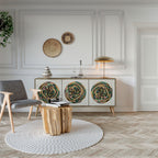 GREEN CIRCLES Aparador de 3 Puertas