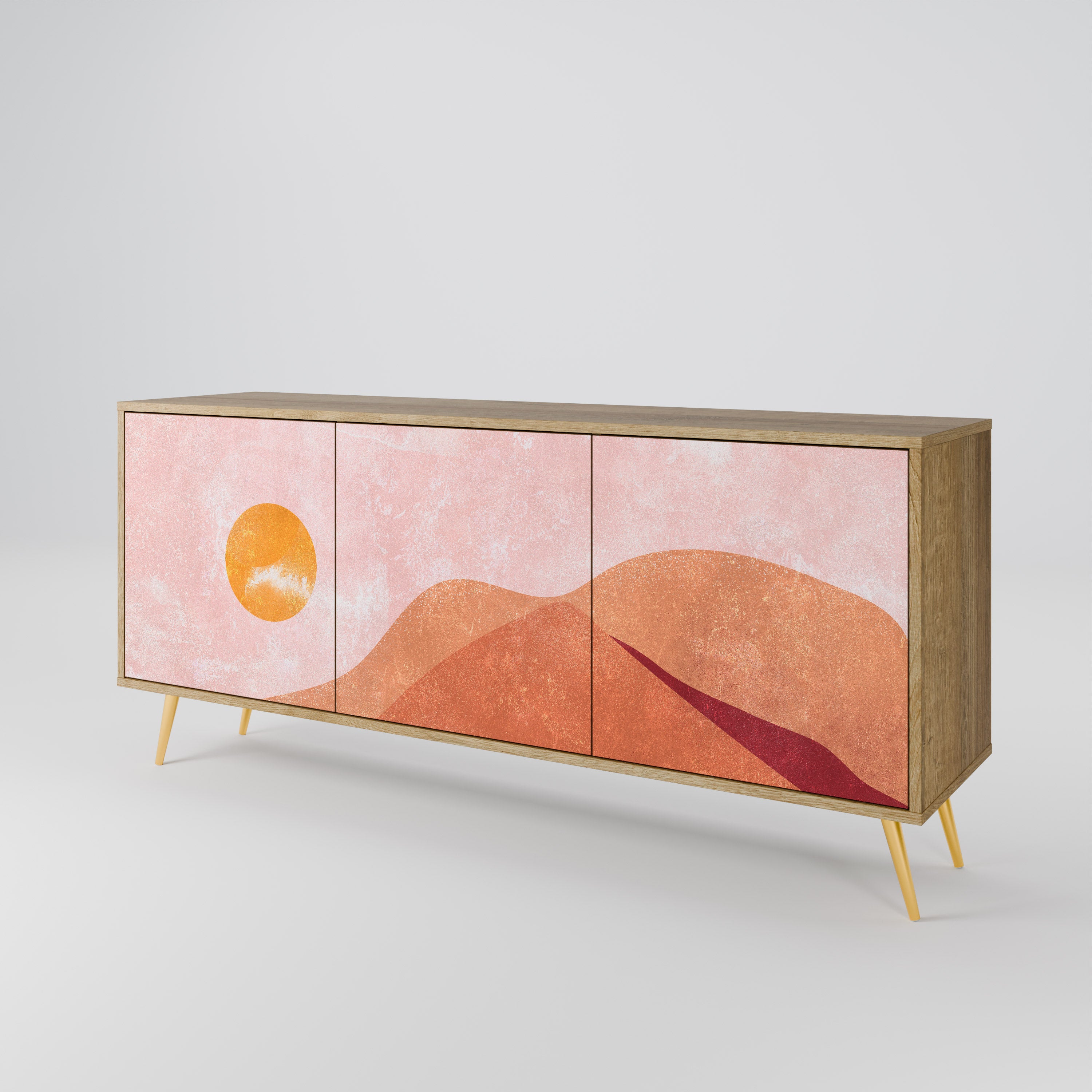LUMINOUS SUNLIGHT 3-Door Sideboard