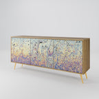 MOSAIC OF COLORS Aparador de 3 Puertas en Efecto Roble