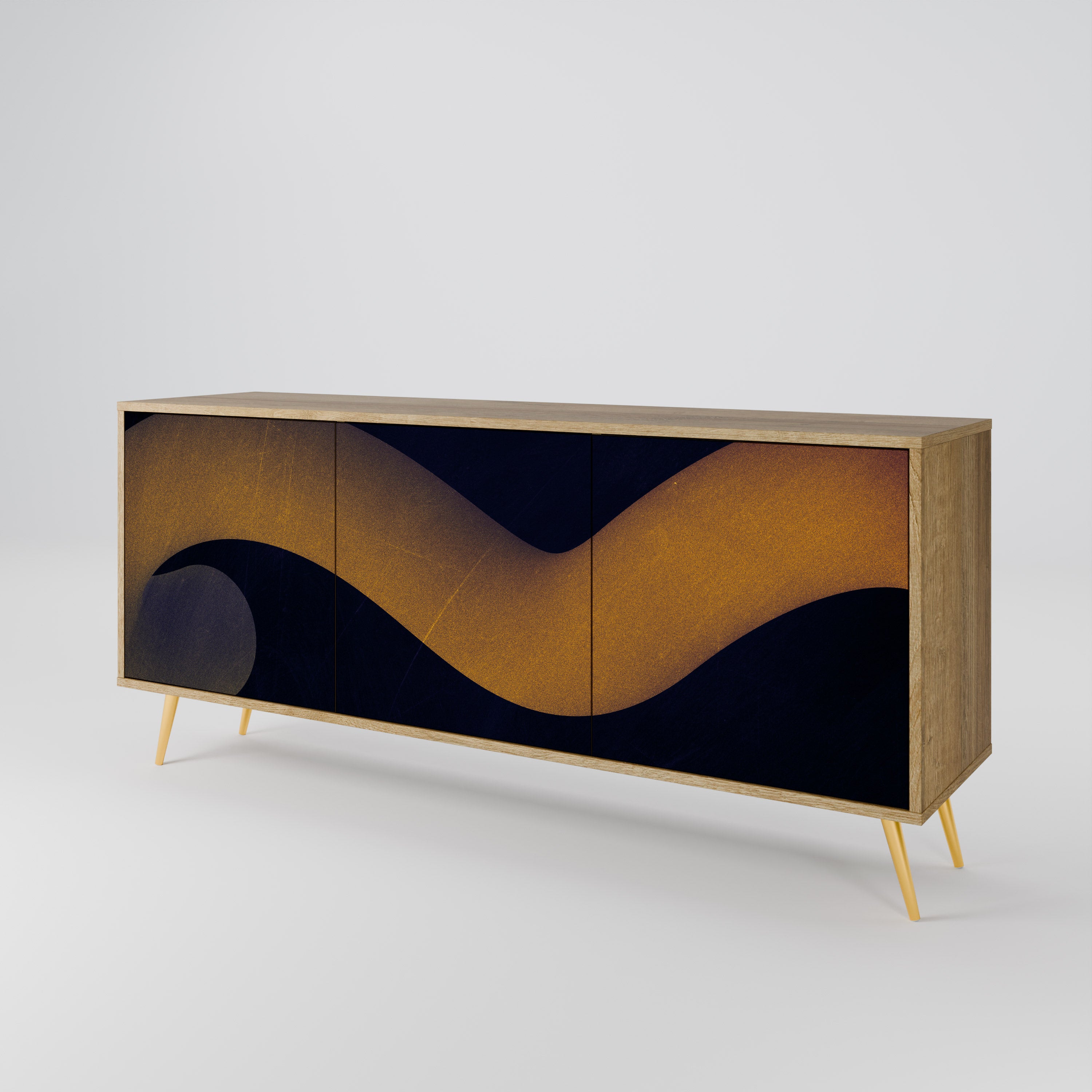 HOLLOW TIME 3-Door Sideboard