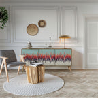 CHROMA CONTOURS Aparador de 3 Puertas en Efecto Roble