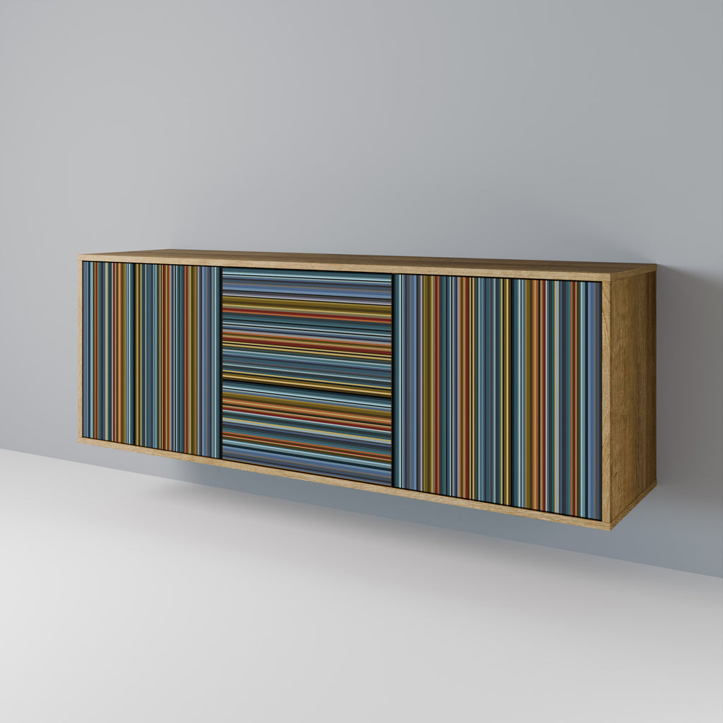 LINEOUT SPECTRUM 3-Door Sideboard in Oak Effect