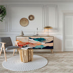 ABSTRACT LANDSCAPE Aparador de 3 Puertas