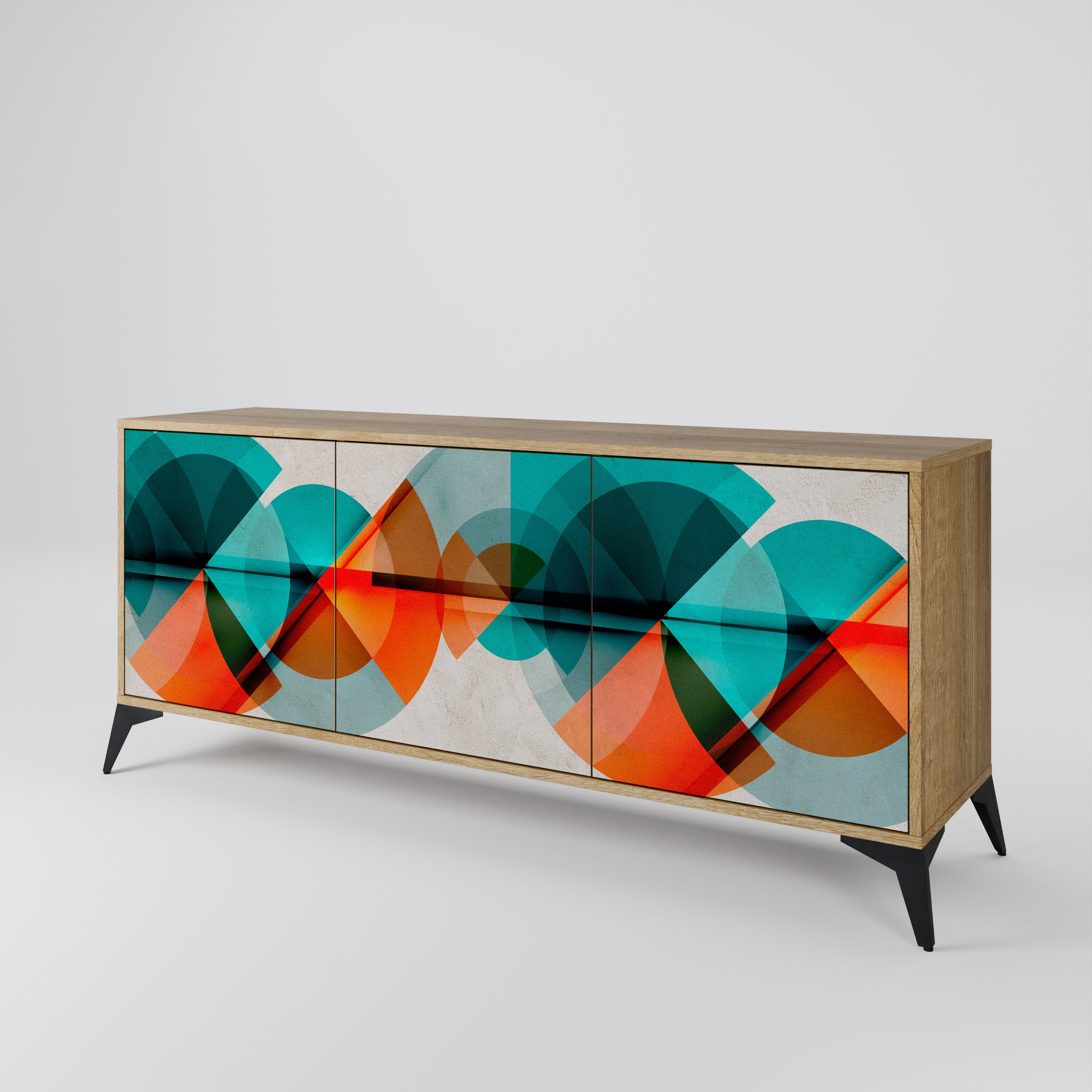 CIRCULAR RHAPSODY 3-Door Sideboard