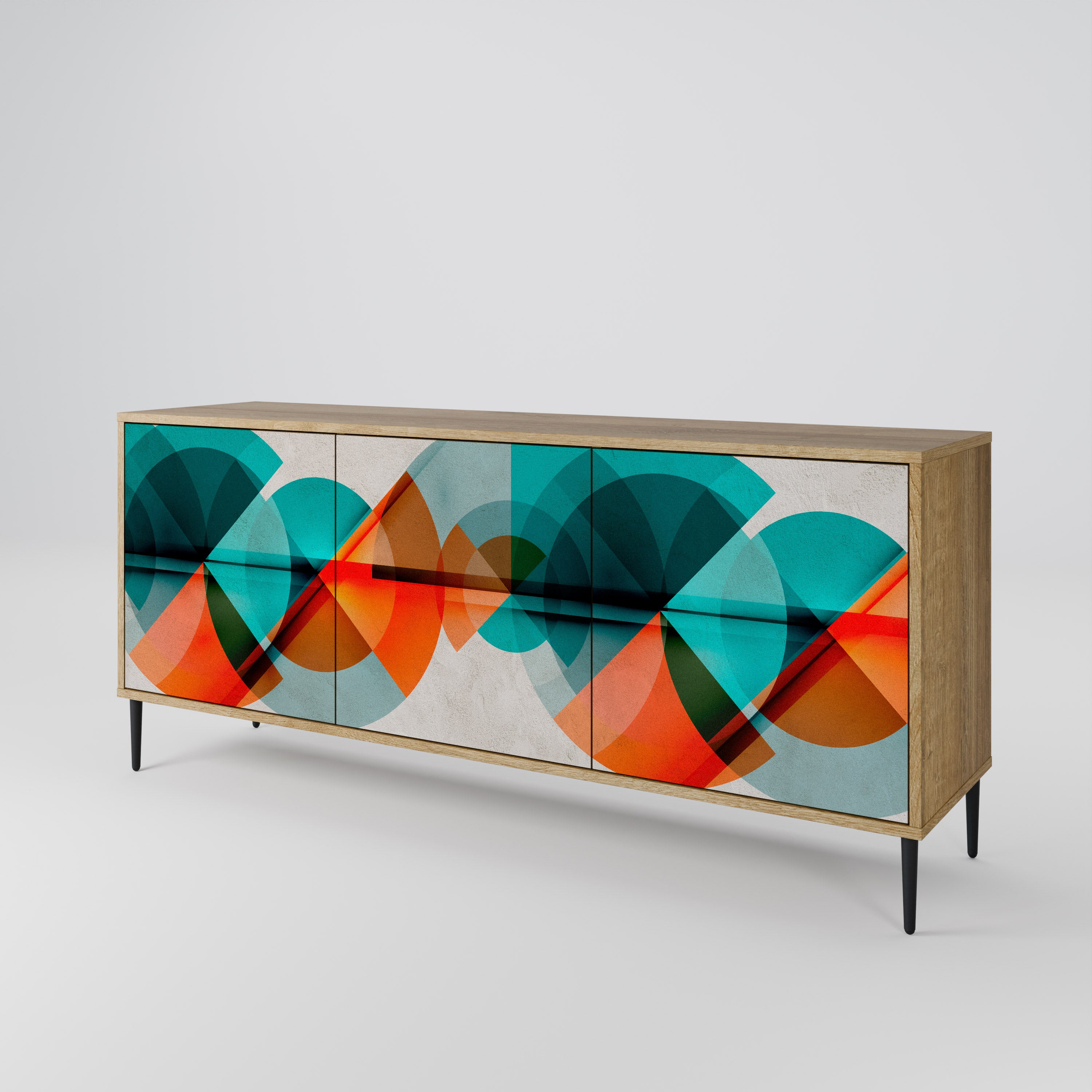 CIRCULAR RHAPSODY 3-Door Sideboard