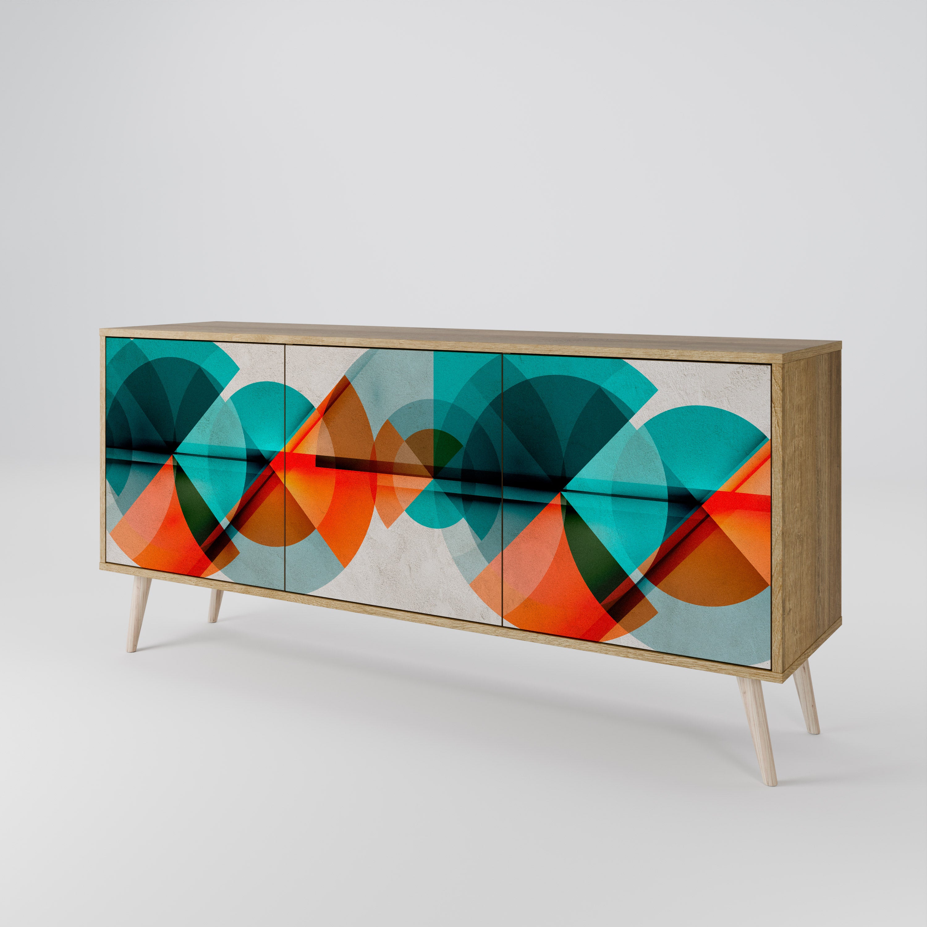 CIRCULAR RHAPSODY 3-Door Sideboard
