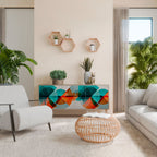 CIRCULAR RHAPSODY 3-Door Sideboard in Oak Effect