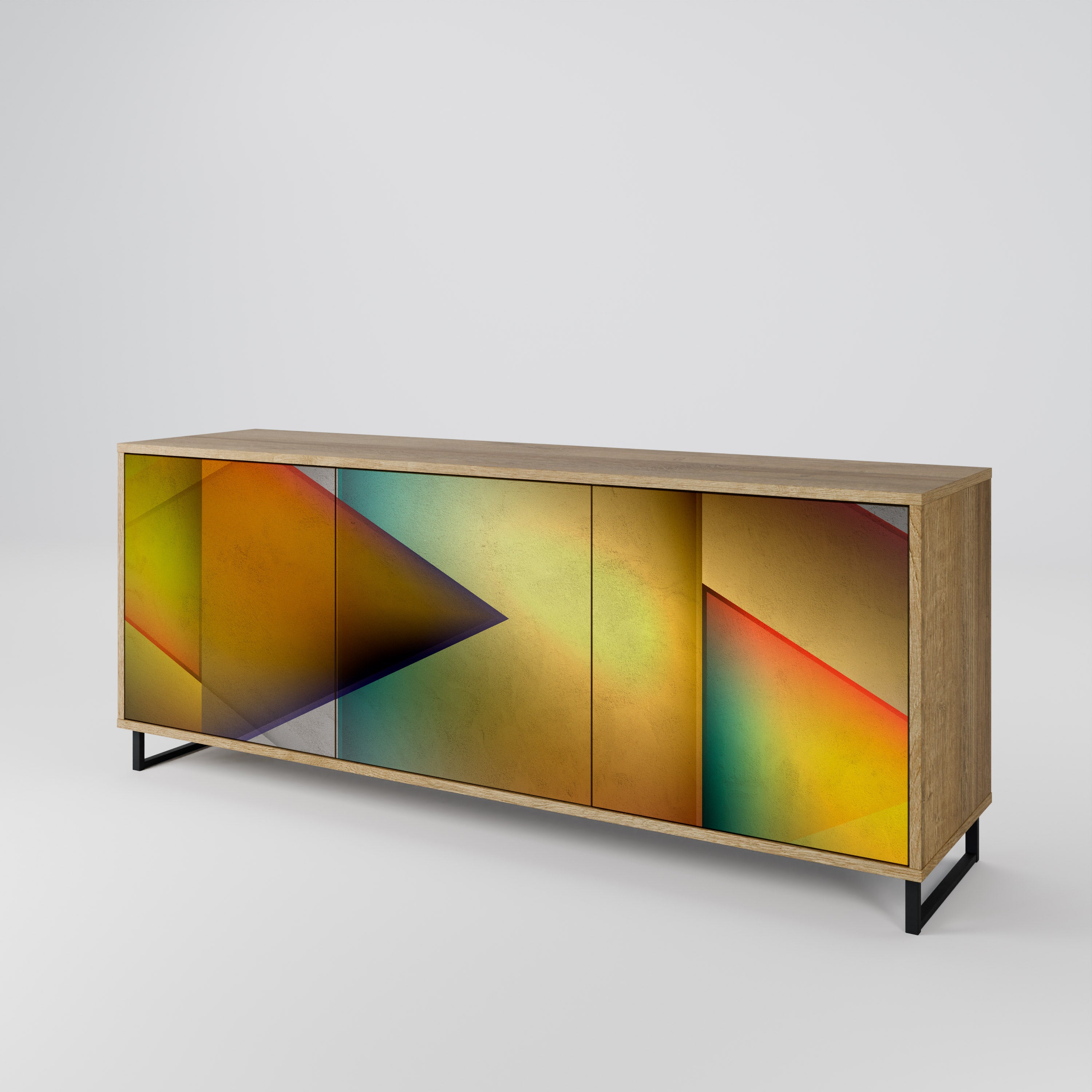 PIERCING SHARPNESS 3-Door Sideboard