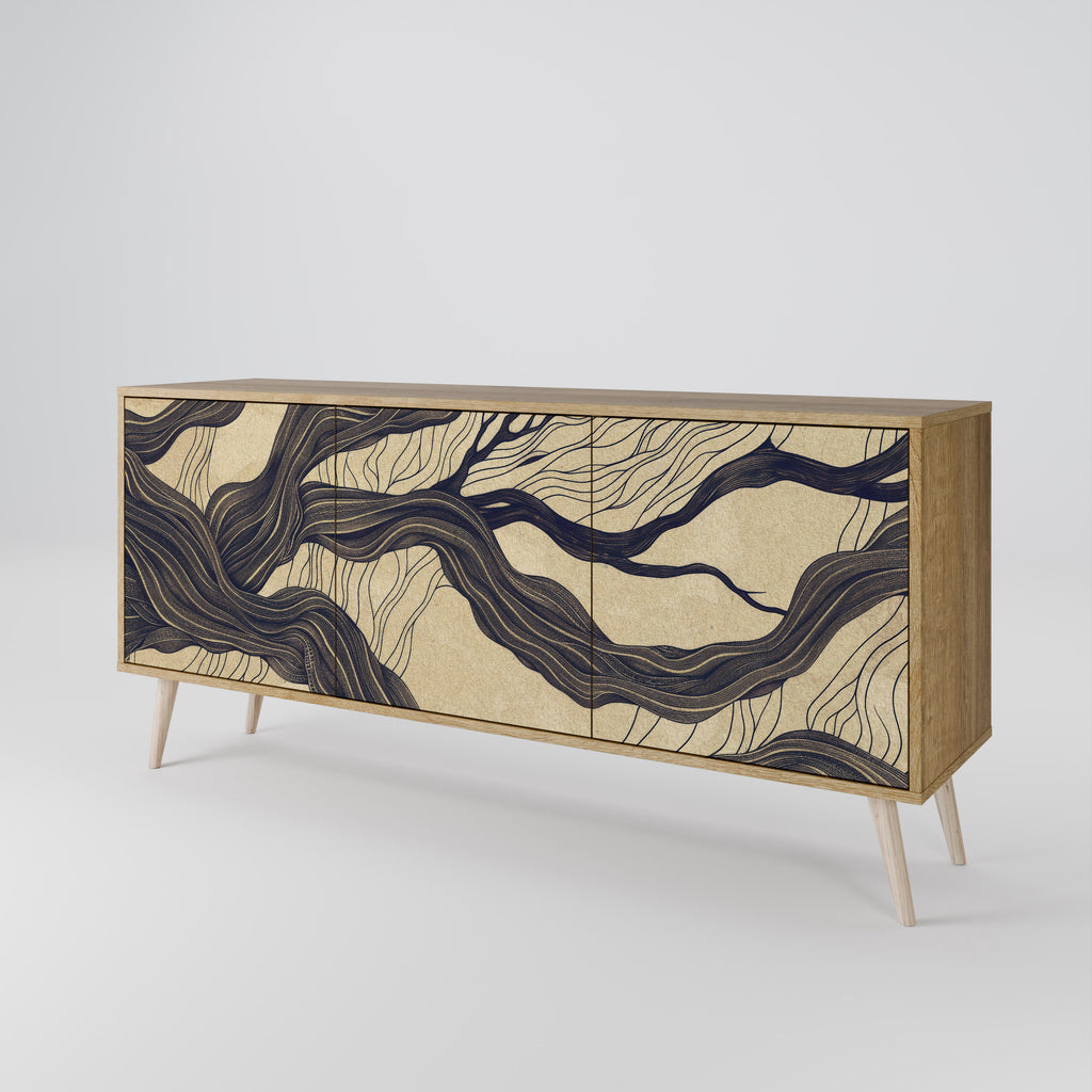 UNIFIED FRAGMENTS 3-Door Sideboard