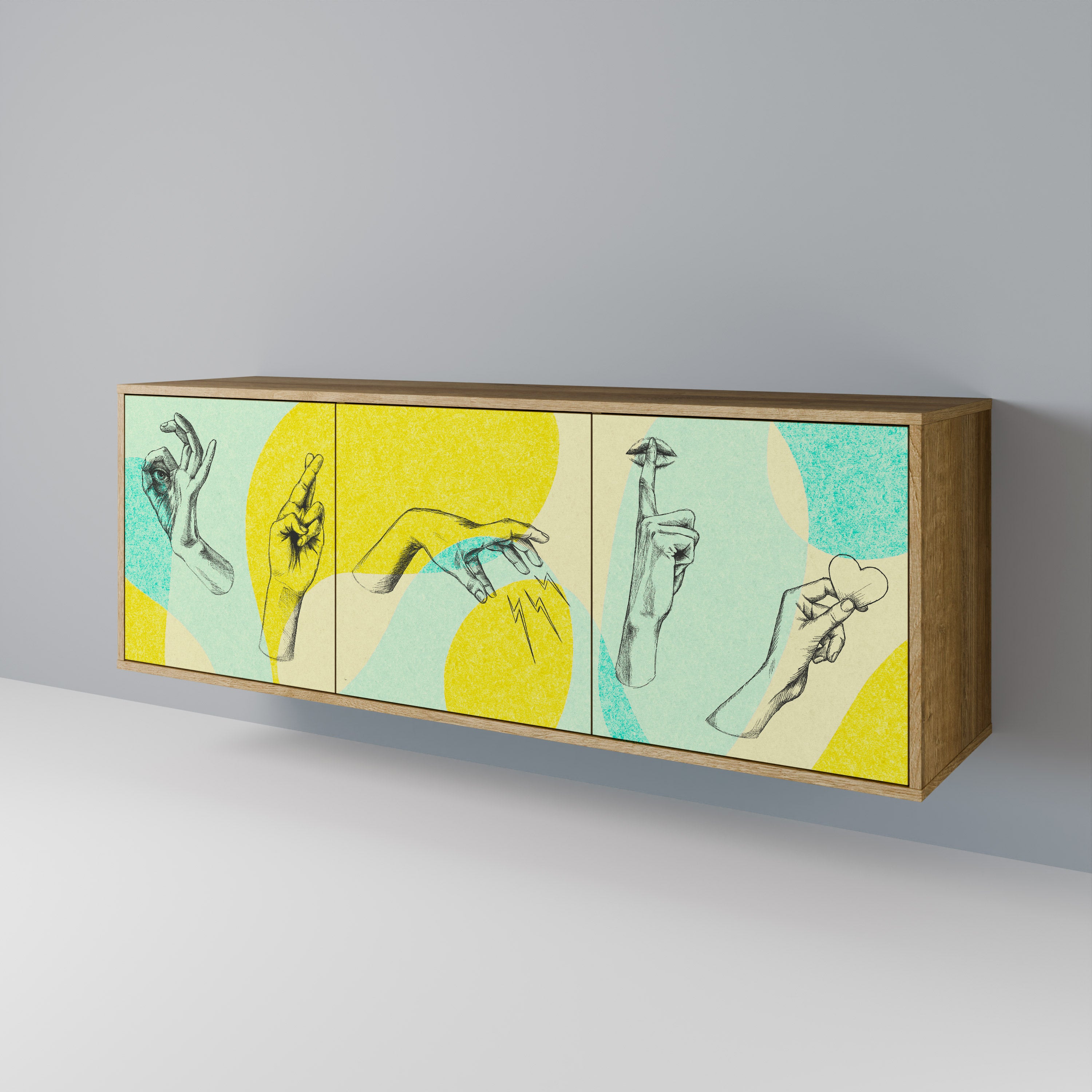 BODY LANGUAGE 3-Door Sideboard