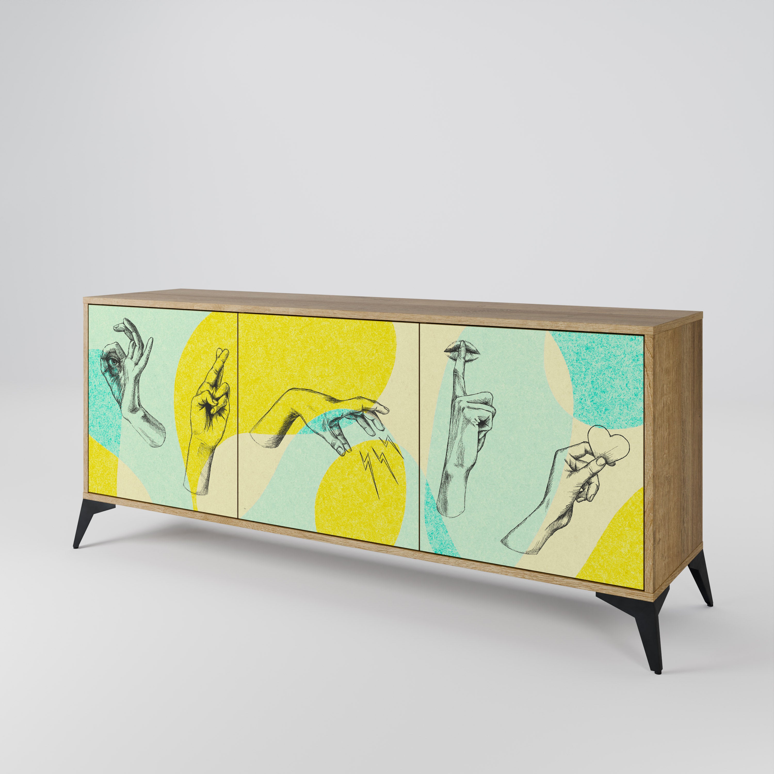 BODY LANGUAGE 3-Door Sideboard