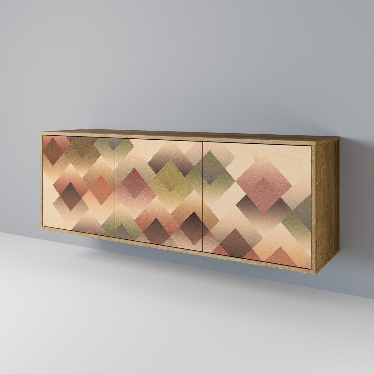 GEOMETRIC FUSION Aparador de 3 Puertas