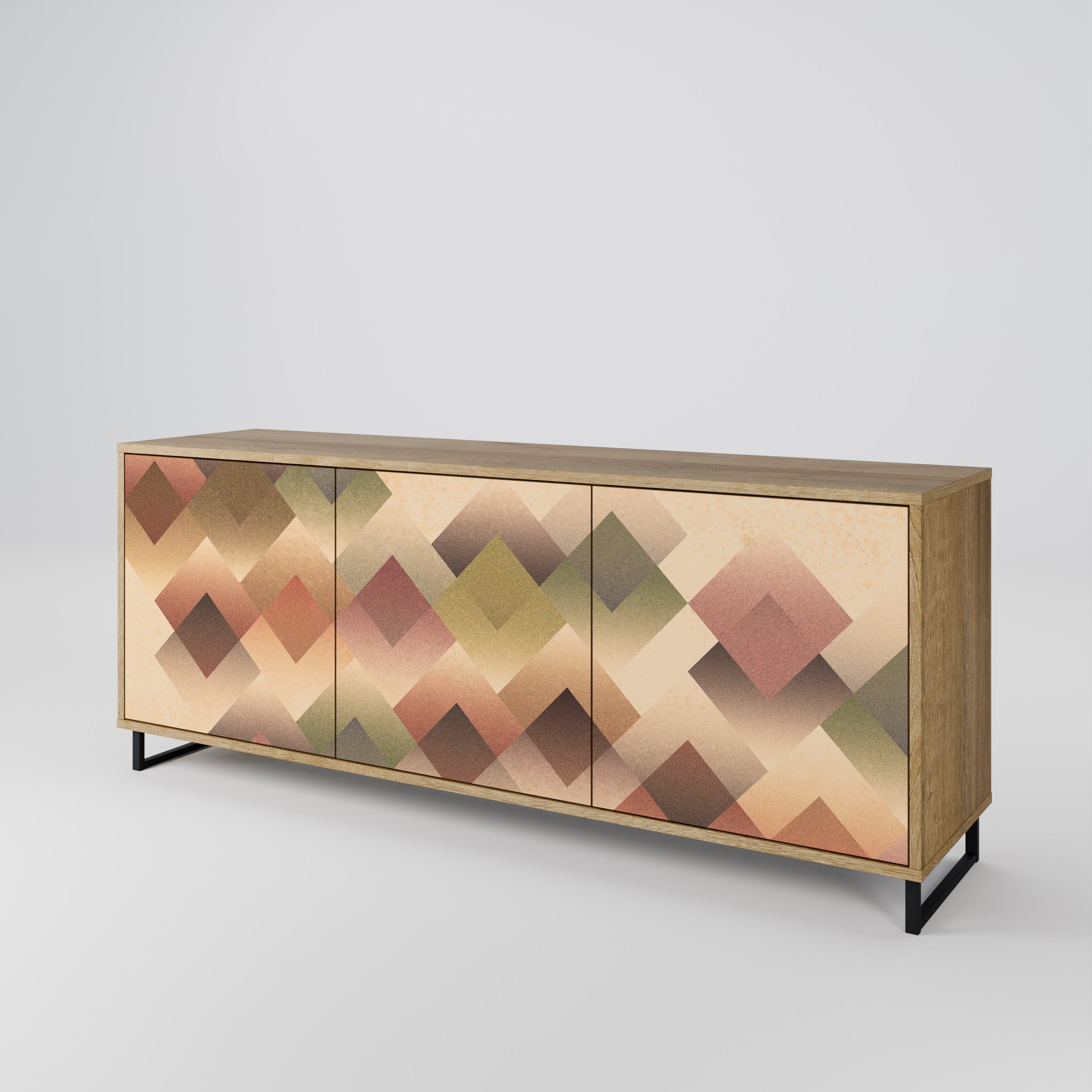 GEOMETRIC FUSION 3-Door Sideboard