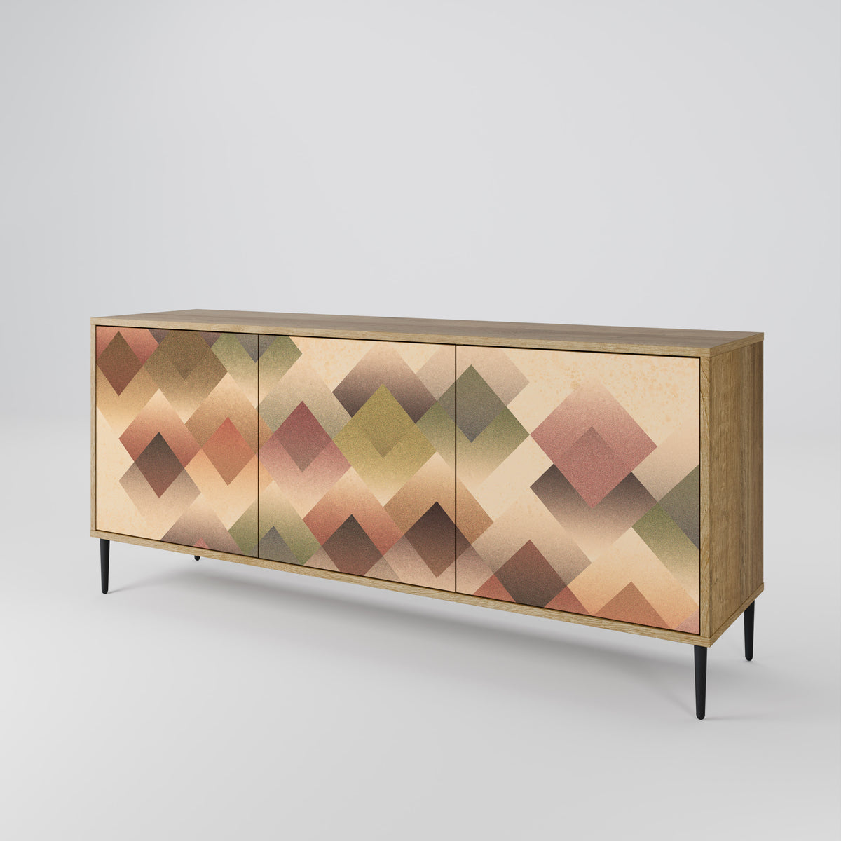 GEOMETRIC FUSION Aparador de 3 Puertas