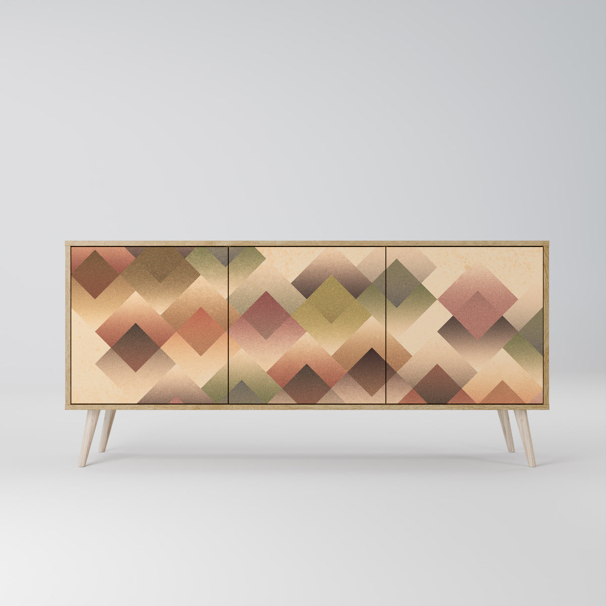 GEOMETRIC FUSION Aparador de 3 Puertas