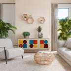 GEOMETRIC PUZZLE Aparador de 3 Puertas