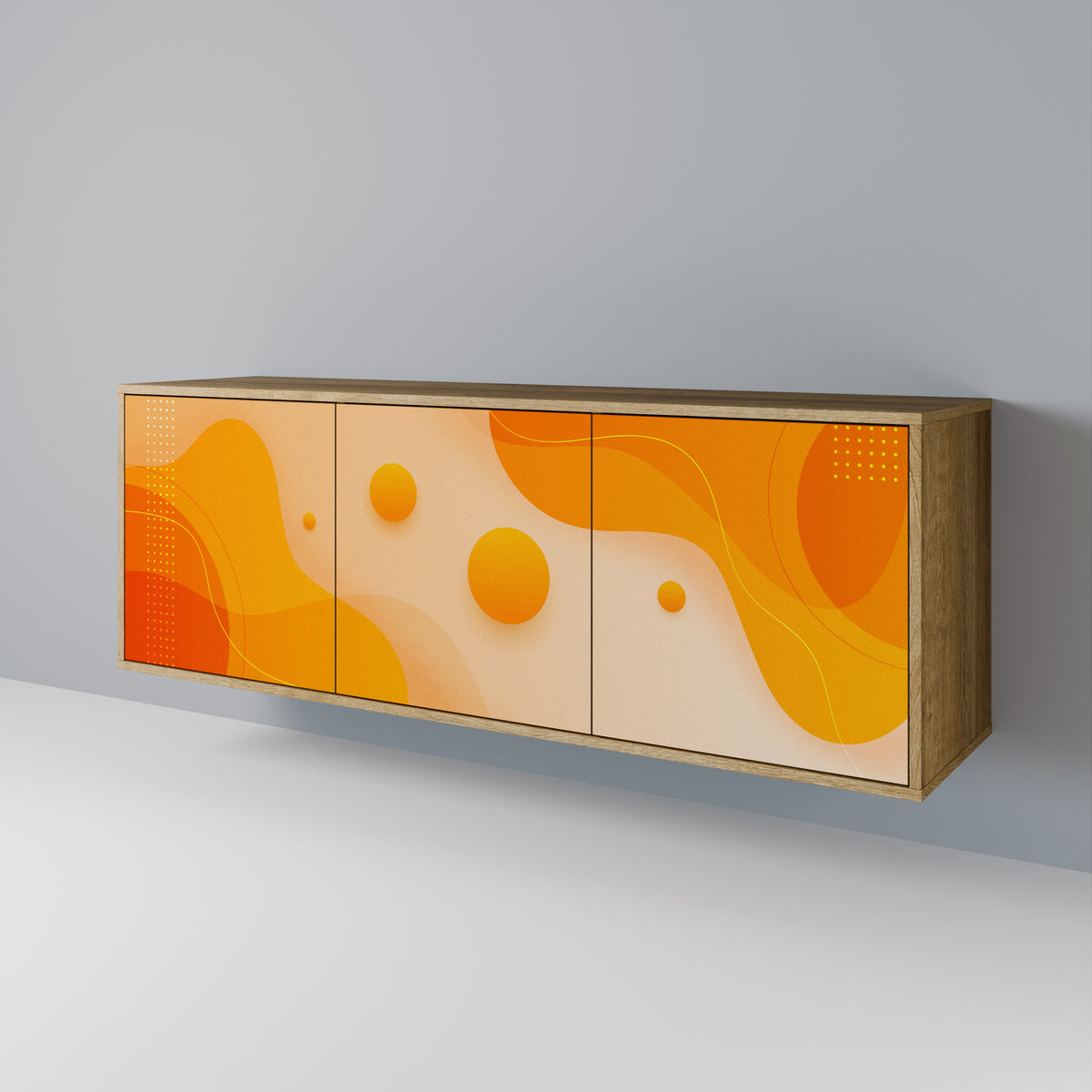 ORANGE ARRANGEMENT Aparador de 3 Puertas