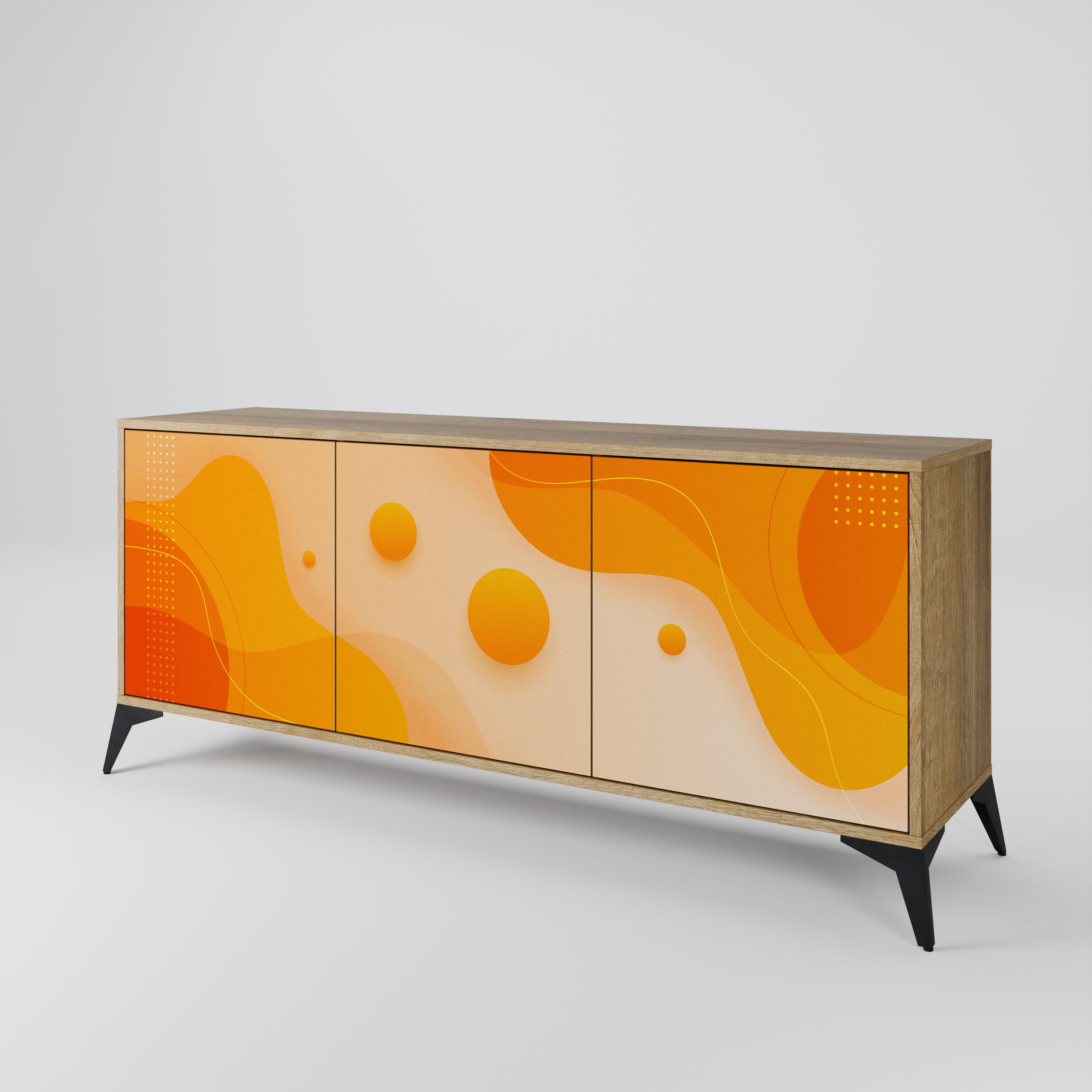 ORANGE ARRANGEMENT 3-Door Sideboard