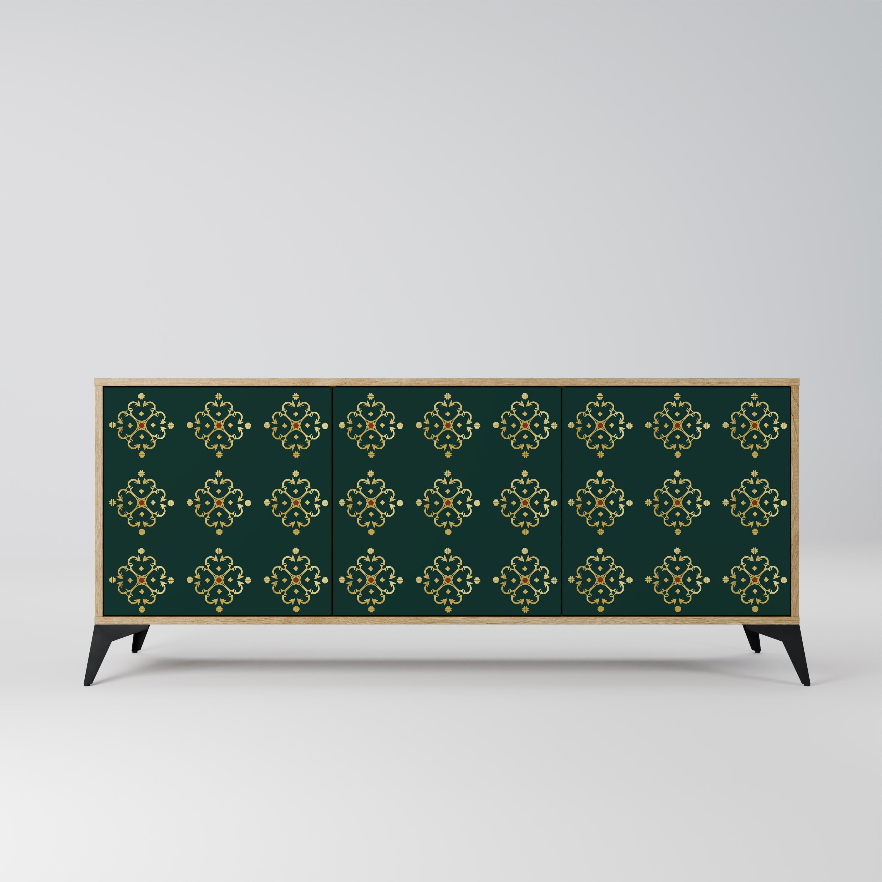 ROYAL MEDALLION 3-Door Sideboard in Oak Effect