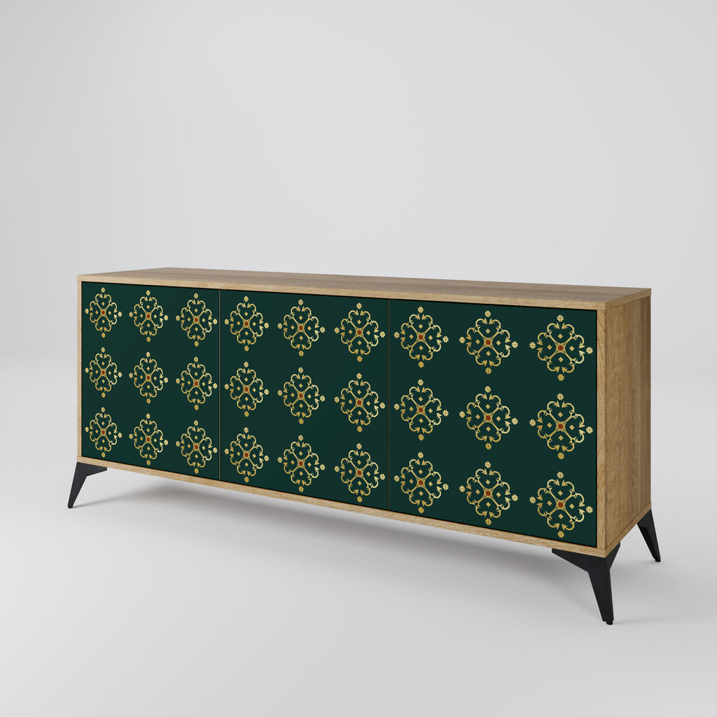 ROYAL MEDALLION 3-Door Sideboard in Oak Effect
