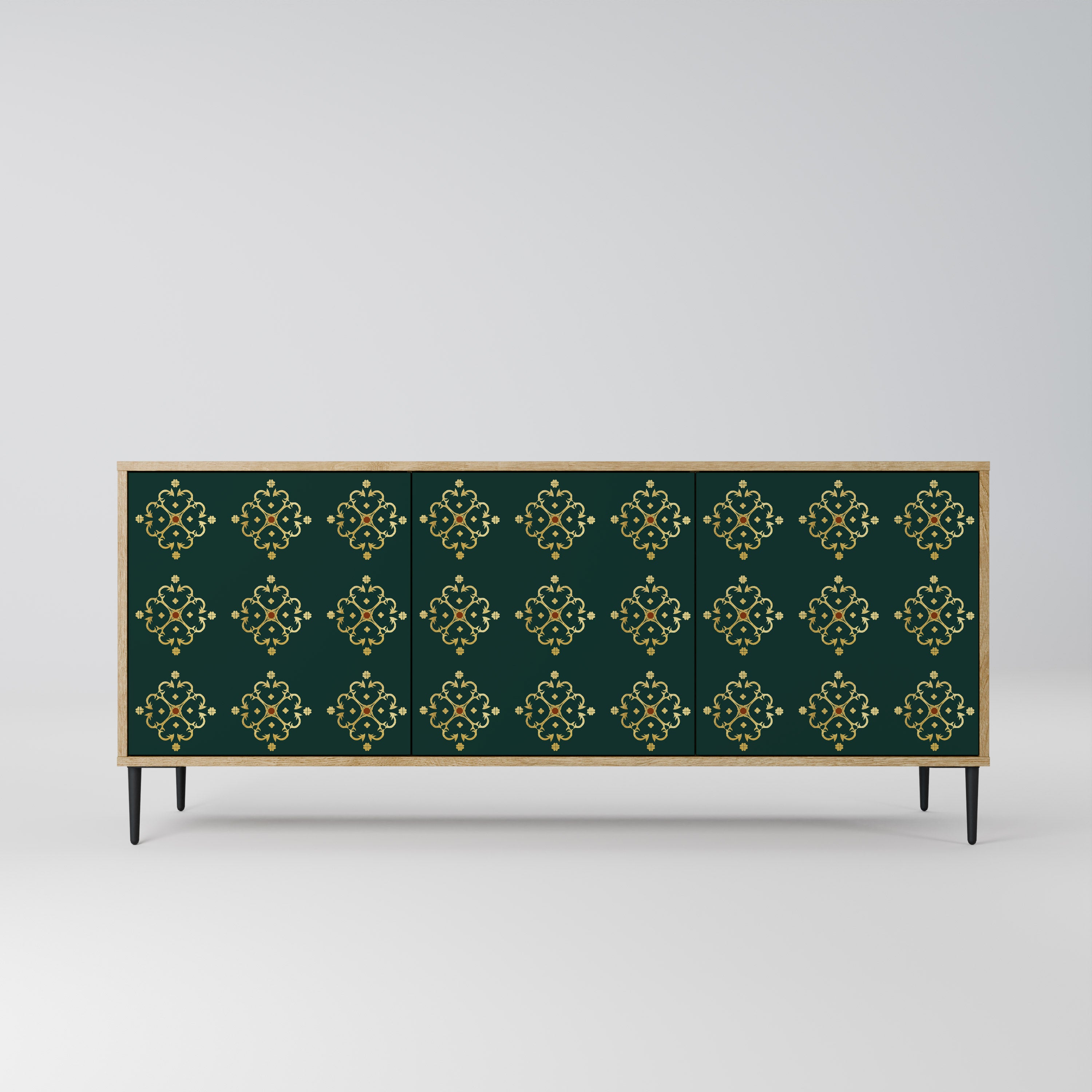 ROYAL MEDALLION 3-Door Sideboard in Oak Effect