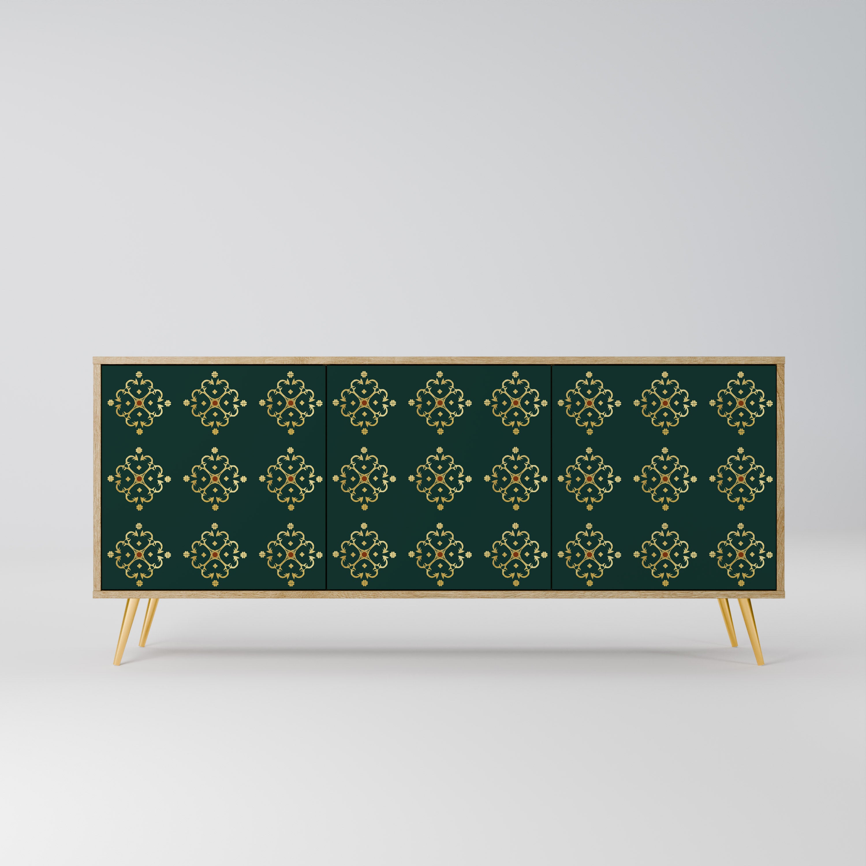ROYAL MEDALLION 3-Door Sideboard in Oak Effect