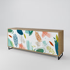 BOTANICAL HURRICANE 3-Door Sideboard in Oak Effect