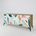 BOTANICAL HURRICANE 3-Door Sideboard in Oak Effect