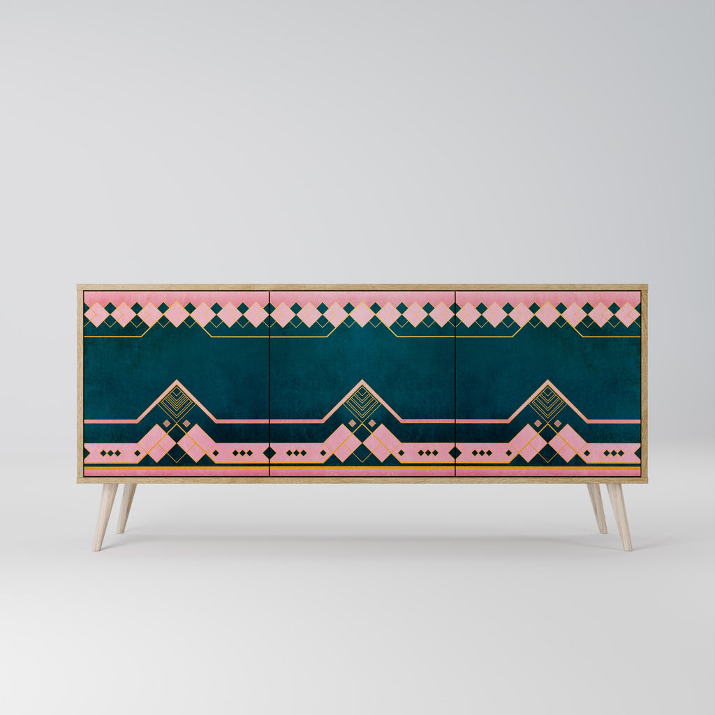 ROYAL COMPOSITION 3-Door Sideboard in Oak Effect