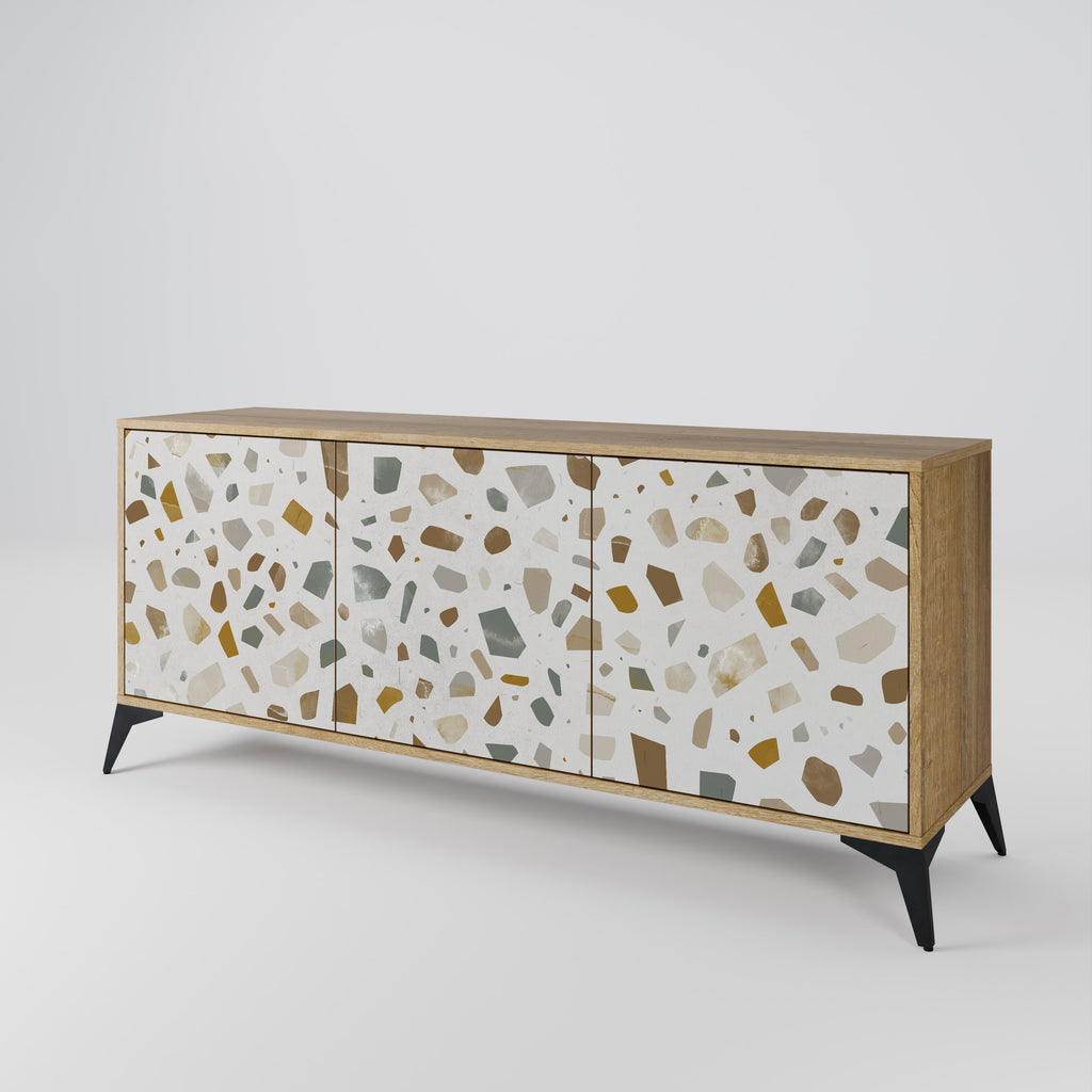 PIECES OF TOMORROW 3-Door Sideboard in Oak Effect