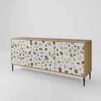 PIECES OF TOMORROW 3-Door Sideboard in Oak Effect