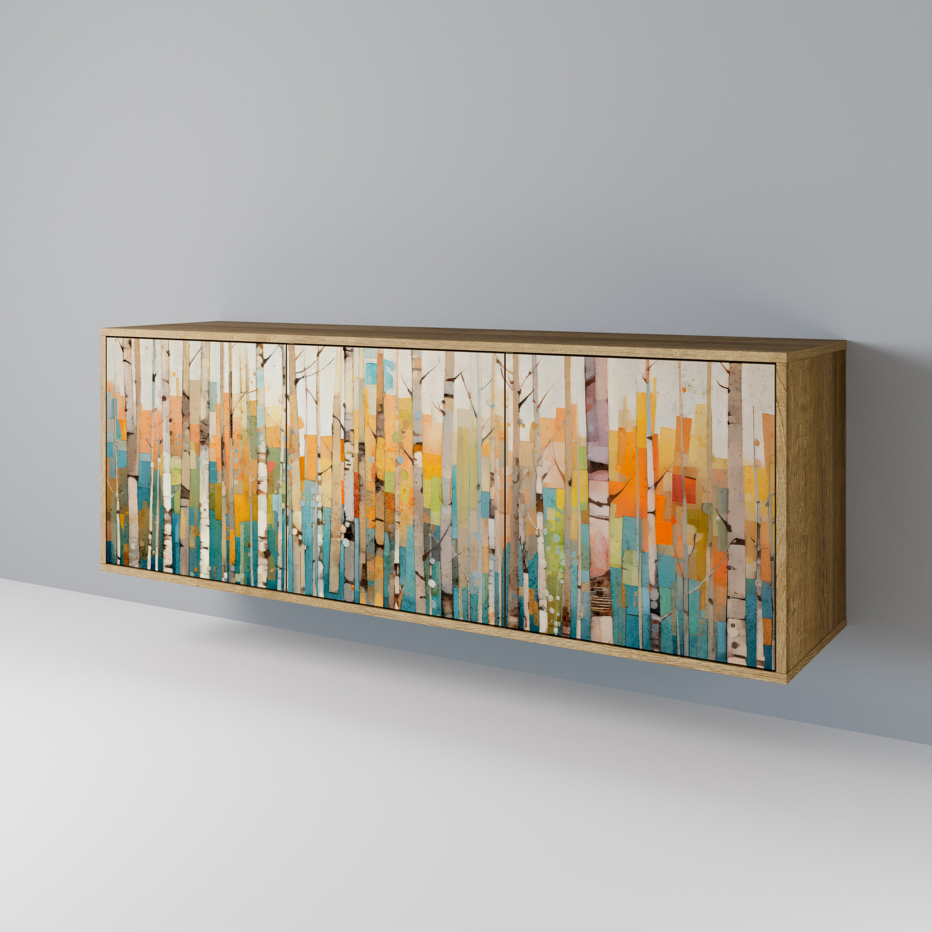 BIRCH KALEIDOSCOPE 3-Door Sideboard