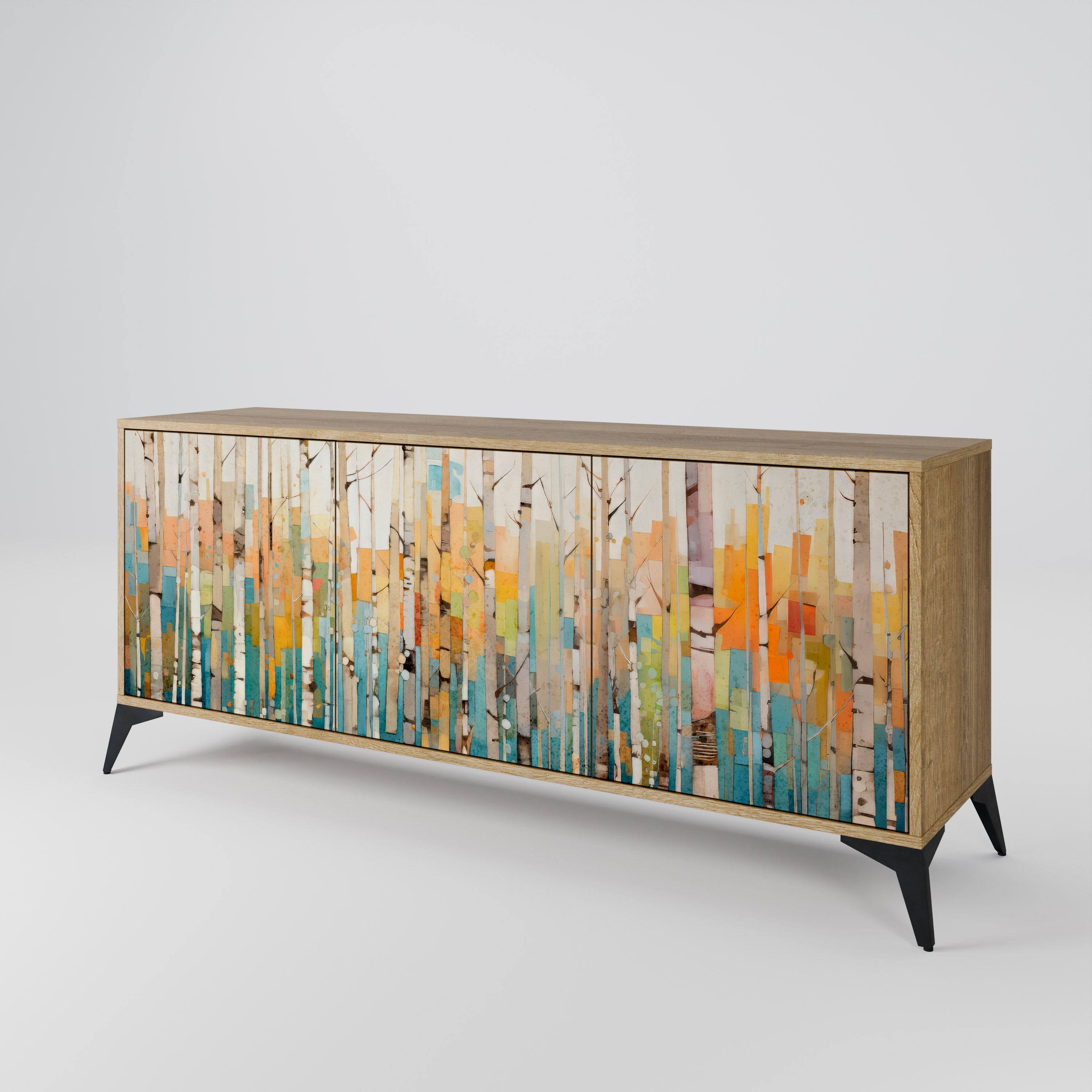 BIRCH KALEIDOSCOPE 3-Door Sideboard