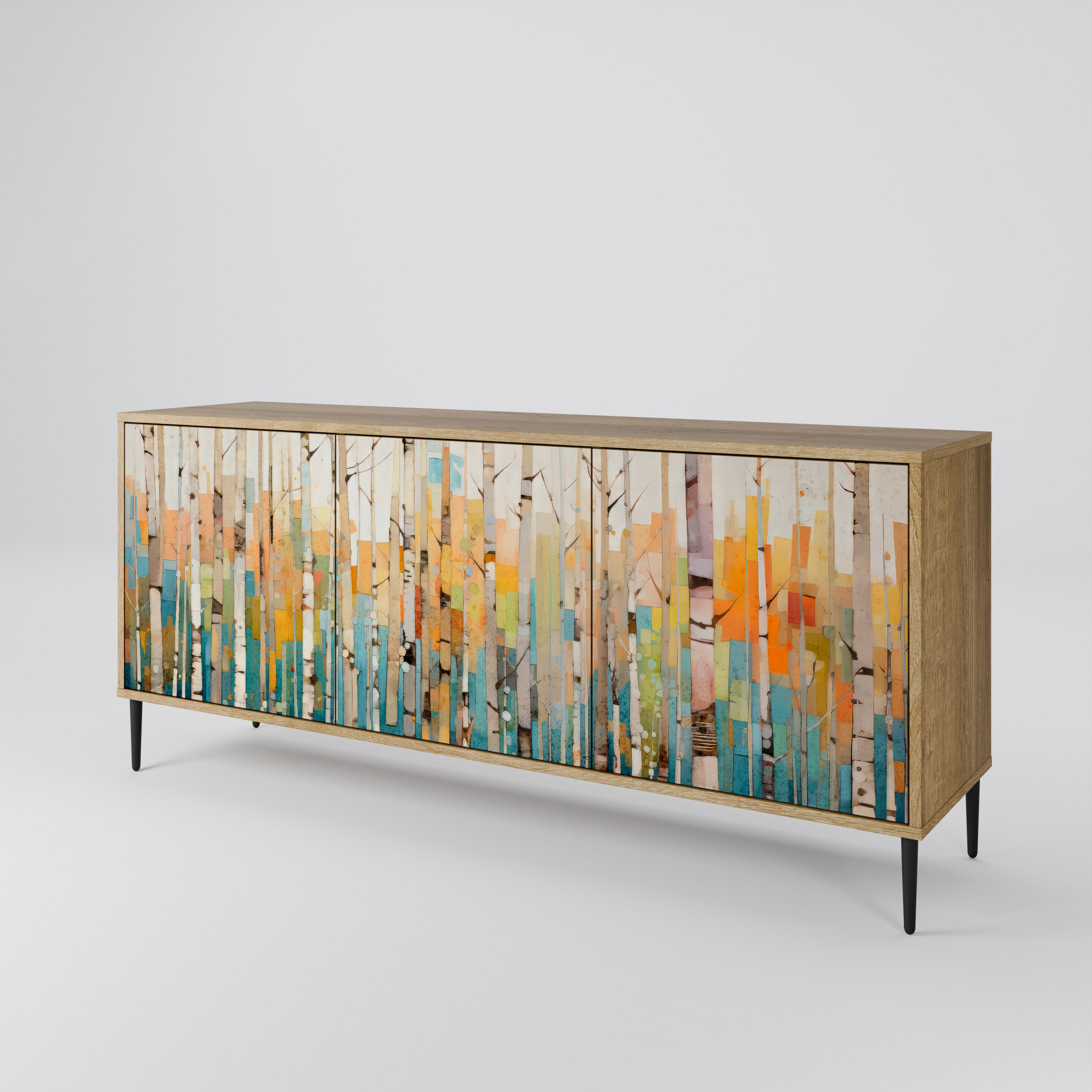 BIRCH KALEIDOSCOPE 3-Door Sideboard
