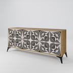 MONOCHROME NEXUS 3-Door Sideboard in Oak Effect