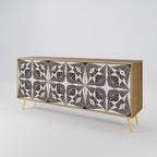 MONOCHROME NEXUS 3-Door Sideboard in Oak Effect