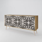MONOCHROME NEXUS 3-Door Sideboard in Oak Effect