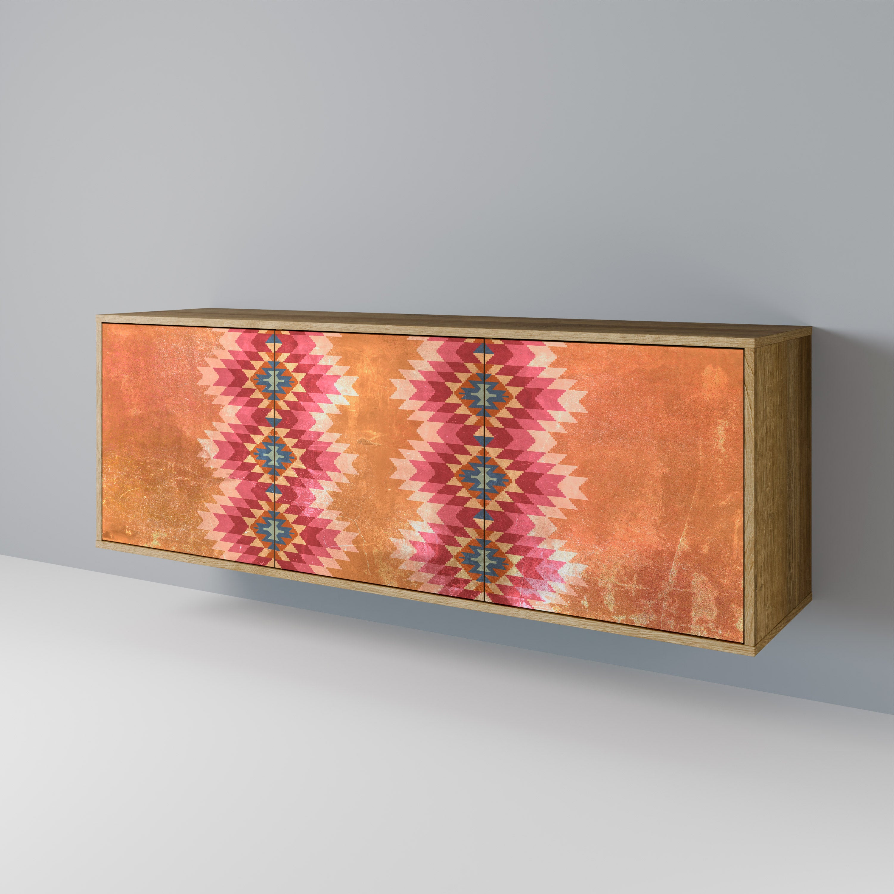 INDIAN FOLK 3-Door Sideboard