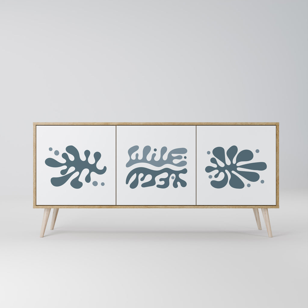 WONDERLAND VEGETATION 3-Door Sideboard in Oak Effect