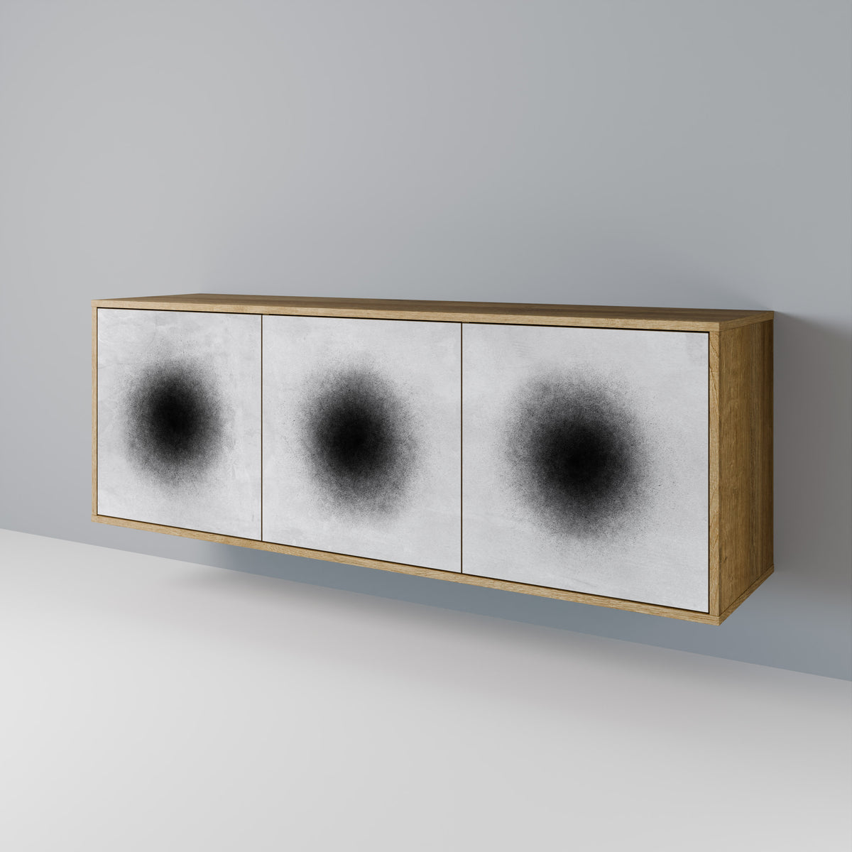 BLACK HOLE 3-Door Sideboard
