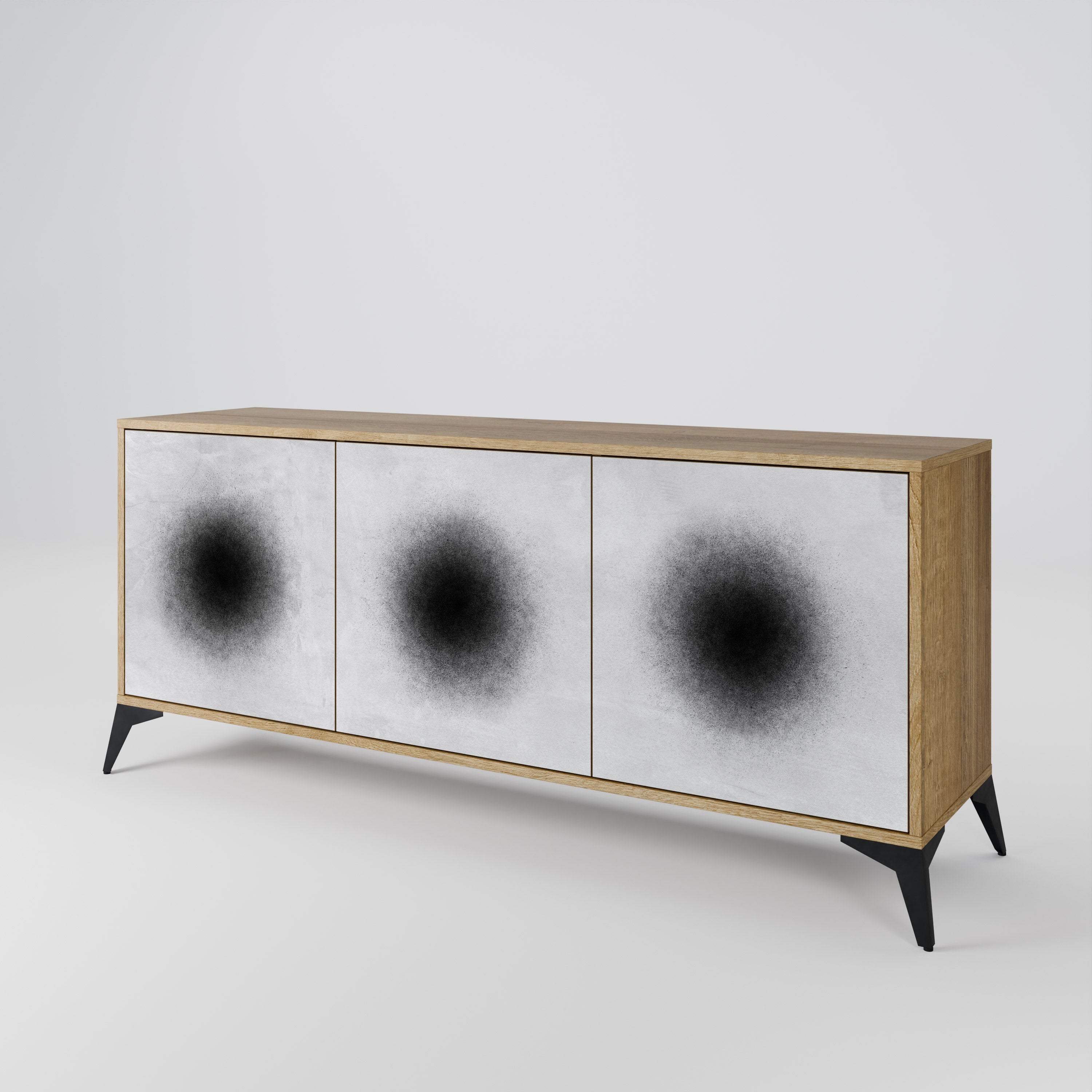 BLACK HOLE 3-Door Sideboard
