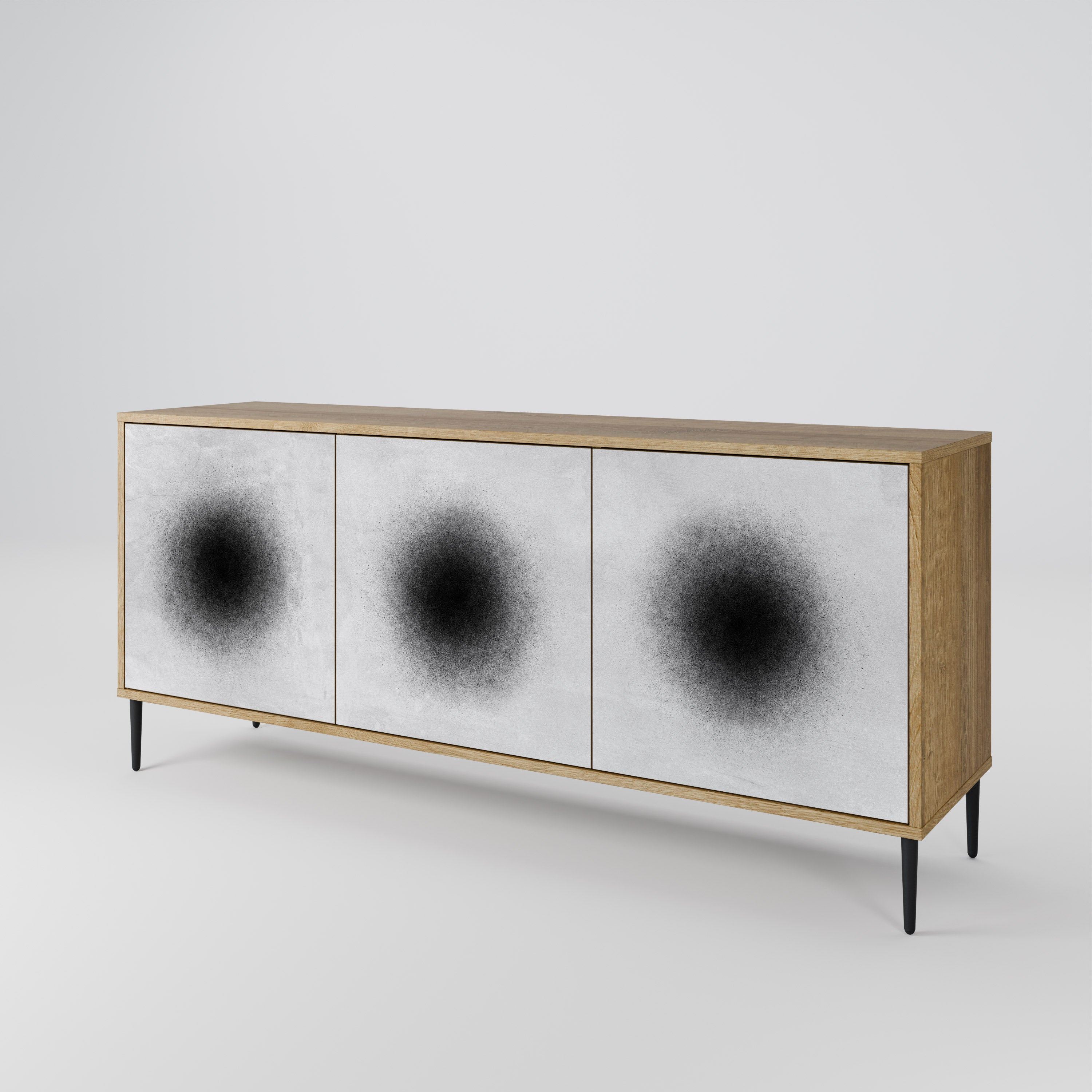 BLACK HOLE 3-Door Sideboard