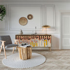 COLORFUL STRINGS Aparador de 3 Puertas