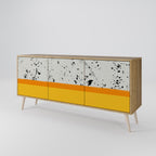 DYED BY ORANGE 3-Door Sideboard