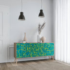 NOSTALGIC MEMORIES 3-Door Sideboard in Oak Effect