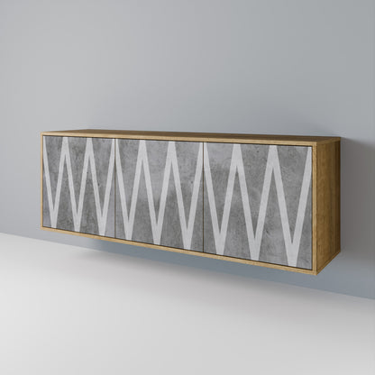 SOLID ZIG ZAG Aparador de 3 Puertas